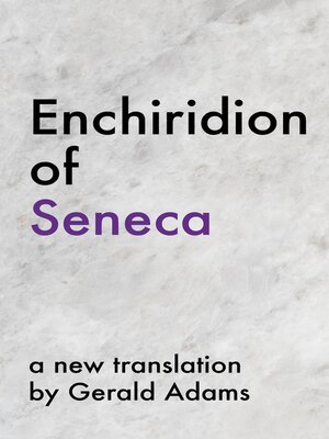cover image of Enchiridion of Seneca